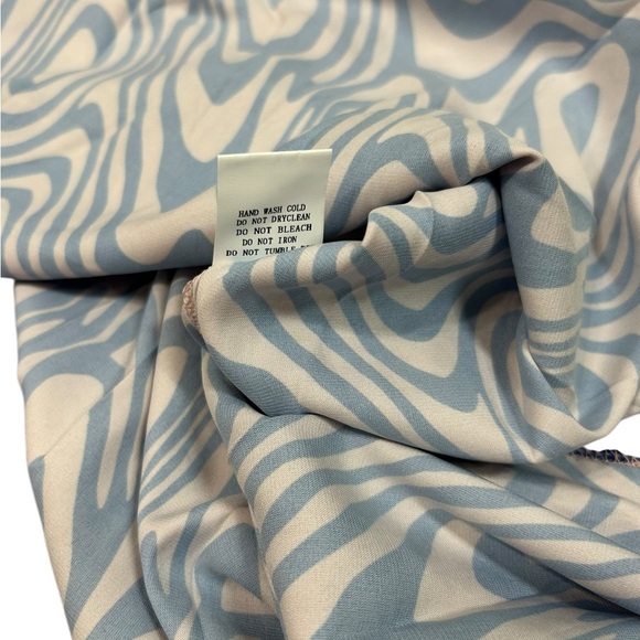 Dressed in Lala Satin Playsuit in Magic Swirl Size Medium NWT - Picture 12 of 16